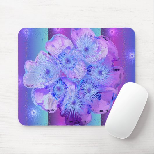 Traumhafte Farben mit einer Krone von Thorns-Pflan Mousepad (Mit Mouse)