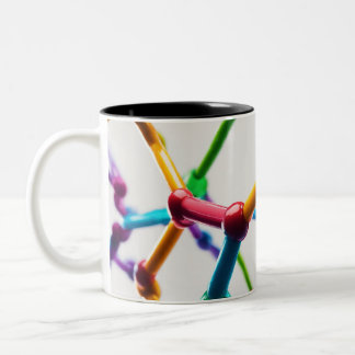 Traumhafte farbenfrohe Tasse
