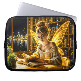 Traumhafte Feenbrille und Bücher Laptopschutzhülle