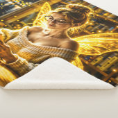 Traumhafte Feenbrille und Bücher Sherpadecke (3/4)