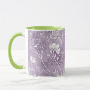 Traumhafte Floral-Kombitasse mit weicher Basis Tasse