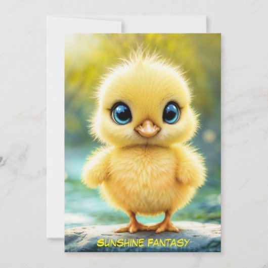 Traumhafte, goldgelbe Hellkunst Einladung (Vorderseite)