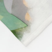 Traumhafte Hütte im Bloomlight - 60x80 Throw Blank Fleecedecke (Ecke)