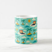 Traumhafte Insel Flucht  Kaffeetasse (Mittel)