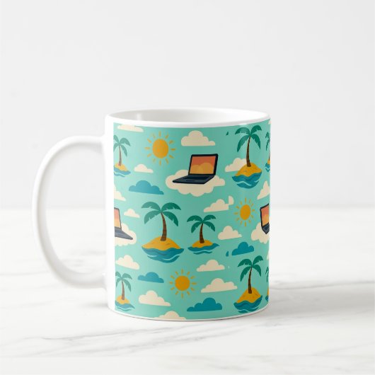 Traumhafte Insel Flucht  Kaffeetasse (Links)
