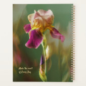 Traumhafte Iris-Blumen-Foto-Kunst mit Monogramm (G Planer (Rückseite)