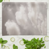 Traumhafte karibische Wolken 11 Geschirrtuch (Gefaltet)
