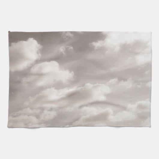 Traumhafte karibische Wolken 11 Geschirrtuch (Horizontal)