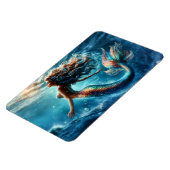 Traumhafte Meerjungfrau Fantasy-Kreatur Magnet (Linke Seite)