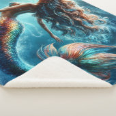 Traumhafte Meerjungfrau Fantasy-Kreatur Sherpadecke (3/4)