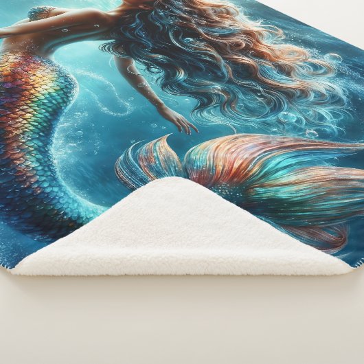 Traumhafte Meerjungfrau Fantasy-Kreatur Sherpadecke (3/4)