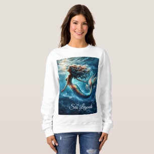 Traumhafte Meerjungfrau Fantasy-Kreatur Sweatshirt