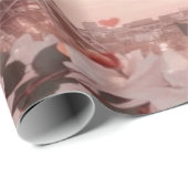 Traumhafte Pariser Romanze: Eiffelturm Geschenkpapier (Rolleneckpunkt)