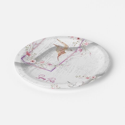 Traumhafte Party-Papier-Teller Pappteller (Schrägansicht)