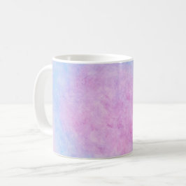 Traumhafte rosa und blaue Aquarellwolken-Kaffeetas Kaffeetasse