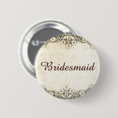 Traumhafte rustikale Vintage-Spitze Button (Vorne & Hinten)