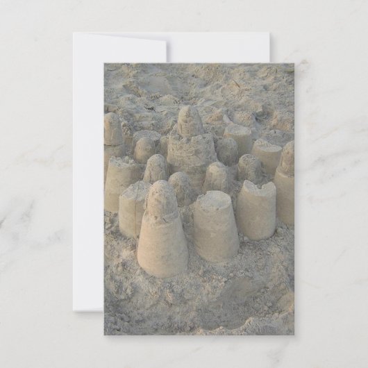 traumhafte Sandburg Hochzeit (Vorderseite)