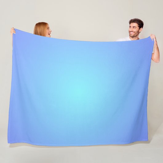Traumhafte sanfte Blautöne Aqua Hellblau Fleecedecke (Beispiel)
