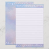 Traumhafte Schreibwaren Briefpapier (Vorne/Hinten)