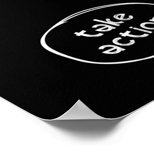 Traumhafte Set Ziel motivierend Zitat machen Poster (Ecke)