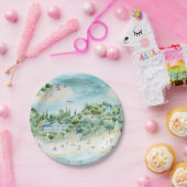 Traumhafte Sommerferien am Meer - Pappteller (Party)