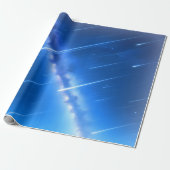 Traumhafte Sternschnuppen Geschenkpapier (Ungerollt)