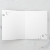 Traumhafte Tropenlandschaft der Coolen Katze Dankeskarte (Innenseite)