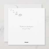 Traumhafte Tropenlandschaft der Coolen Katze Feiertagskarte (Rückseite)