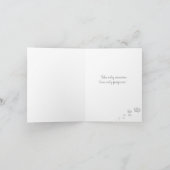 Traumhafte Tropenlandschaft der Coolen Katze Feiertagskarte (Innenseite)