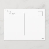 Traumhafte Tropenlandschaft der Coolen Katze Feiertagspostkarte (Rückseite)