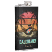 Traumhafte Tropenlandschaft der Coolen Katze Flachmann (Rechts)