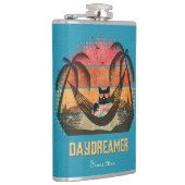 Traumhafte Tropenlandschaft der Coolen Katze Flachmann (Rechts)