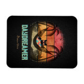 Traumhafte Tropenlandschaft der Coolen Katze Magnet (Horizontal)