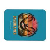 Traumhafte Tropenlandschaft der Coolen Katze Magnet (Horizontal)