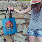 Traumhafte Tropenlandschaft der Coolen Katze Tasche