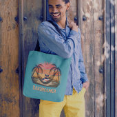 Traumhafte Tropenlandschaft der Coolen Katze Tasche