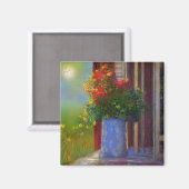 Traumhafte Vase der Blume Magnet (Vorderseite/Rückseite)