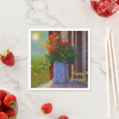 Traumhafte Vase der Blume Serviette (Beispiel)