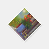 Traumhafte Vase der Blume Serviette (Ecke)