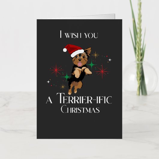 Traumhafte Weihnachts-Niedlich-Hunde-Feierabend (Vorderseite)