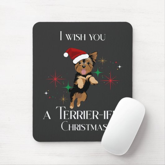 Traumhafte Weihnachts-Niedlich-Hunde-Feierabend Mousepad (Mit Mouse)