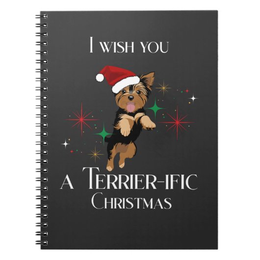 Traumhafte Weihnachts-Niedlich-Hunde-Feierabend Notizblock (Vorderseite)