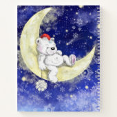 Traumhafte Weihnachtsbären Notizblock (Rückseite)