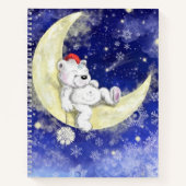 Traumhafte Weihnachtsbären Notizblock (Vorderseite)