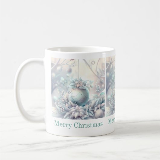 Traumhafte Weihnachtsdekoration-Tasse Kaffeetasse (Links)