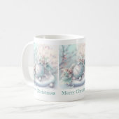 Traumhafte Weihnachtsdekoration-Tasse Kaffeetasse (Vorderseite Links)