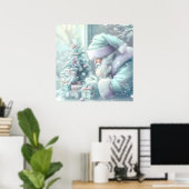 Traumhafte Weihnachtsfeier Poster (Heimbüro)