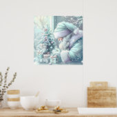 Traumhafte Weihnachtsfeier Poster (Küche)
