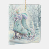 Traumhafte Weihnachtsfeis-Skate Ornament (Rechts)