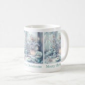 Traumhafte Weihnachtssaal-Tasse Kaffeetasse (VorderseiteRechts)